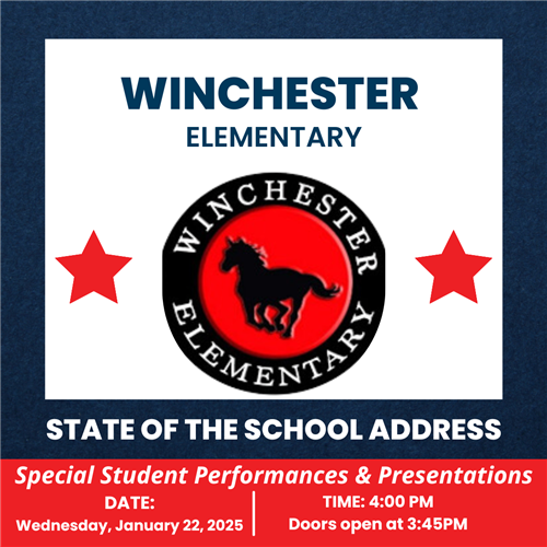 WIINCHESTER STATE OF THE SCHOOL ADDRESS
